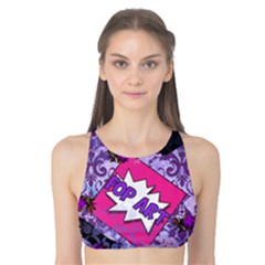 Purlpe Retro Pop Tank Bikini Top by snowwhitegirl