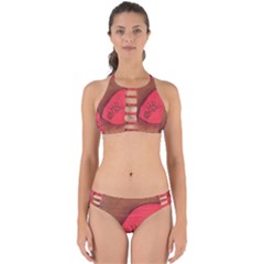 Red Worm Perfectly Cut Out Bikini Set by snowwhitegirl