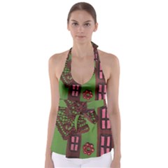 Kite In The Sky Babydoll Tankini Top by snowwhitegirl