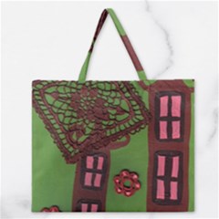 Kite In The Sky Zipper Large Tote Bag by snowwhitegirl