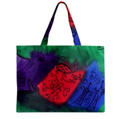 Houses Zipper Mini Tote Bag by snowwhitegirl