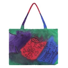Houses Medium Tote Bag by snowwhitegirl