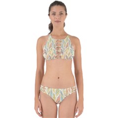 Decorative  Seamless Pattern Perfectly Cut Out Bikini Set by TastefulDesigns