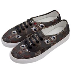 Wonderful Cute  Steampunk Owl Women s Classic Low Top Sneakers by FantasyWorld7