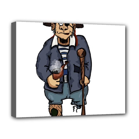 Cute Pirate Deluxe Canvas 20  X 16   by ImagineWorld