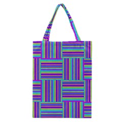 Geometric Textile Texture Surface Classic Tote Bag by Nexatart