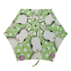 Easter Bunny  Mini Folding Umbrellas by Valentinaart