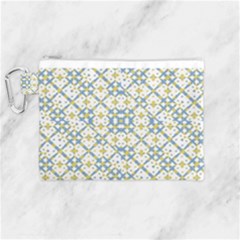 Vivid Check Geometric Pattern Canvas Cosmetic Bag (medium) by dflcprints