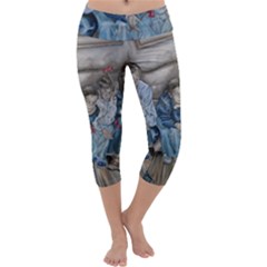 The Nobodies Capri Yoga Leggings by redmaidenart
