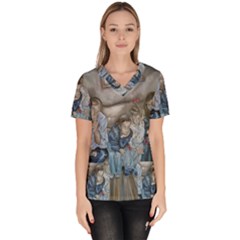 The Nobodies Scrub Top by redmaidenart