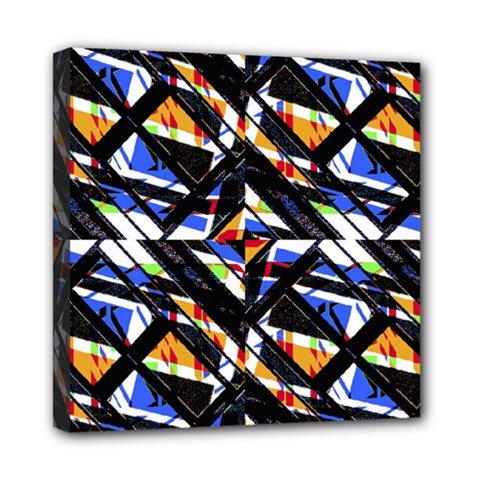 Multicolor Geometric Abstract Pattern Multi Function Bag	 by dflcprints
