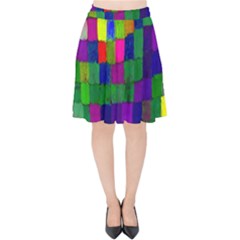 P 791 Velvet High Waist Skirt by ArtworkByPatrick
