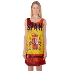 Football World Cup Sleeveless Satin Nightdress by Valentinaart