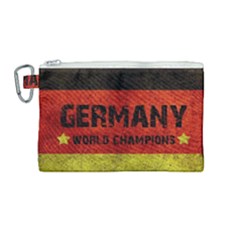 Football World Cup Canvas Cosmetic Bag (medium) by Valentinaart
