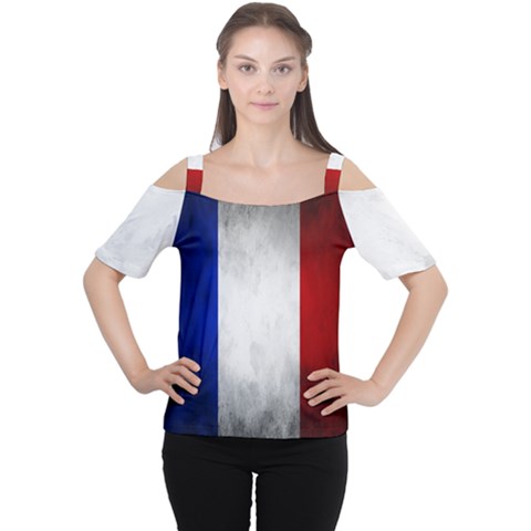 Football World Cup Cutout Shoulder Tee by Valentinaart