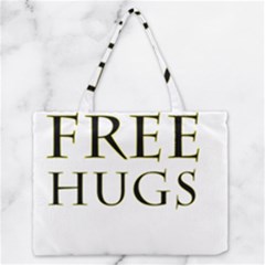 Freehugs Zipper Medium Tote Bag by cypryanus