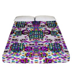 Alien Sweet As Candy Fitted Sheet (queen Size) by pepitasart