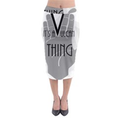It s A Vulcan Thing Midi Pencil Skirt by Howtobead
