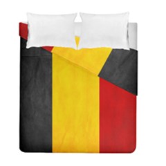 Belgium Flag Duvet Cover Double Side (full/ Double Size) by Valentinaart