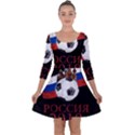 Russia Football World Cup Quarter Sleeve Skater Dress View1