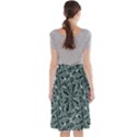 Modern Oriental Ornate Pattern Midi Beach Skirt View2