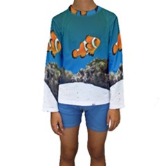 Clownfish 1 Kids  Long Sleeve Swimwear by trendistuff