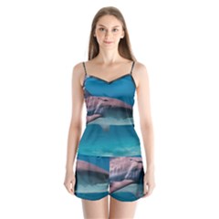 Tiger Shark 1 Satin Pajamas Set by trendistuff