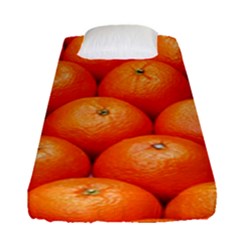 Oranges 2 Fitted Sheet (single Size) by trendistuff