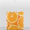 ORANGES 4 Full Print Rope Handle Tote (Large) View1
