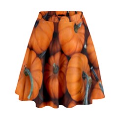 Pumpkins 2 High Waist Skirt by trendistuff