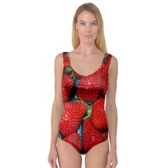 Strawberries 3 Princess Tank Leotard  by trendistuff