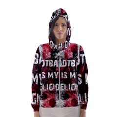 Football Is My Religion Hooded Wind Breaker (women) by Valentinaart