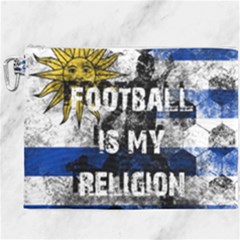 Football Is My Religion Canvas Cosmetic Bag (xxxl) by Valentinaart