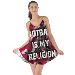 Football Is My Religion Love The Sun Cover Up by Valentinaart