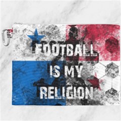 Football Is My Religion Canvas Cosmetic Bag (xxxl) by Valentinaart