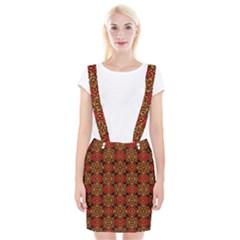 Colorful Ornate Pattern Design Braces Suspender Skirt by dflcprints