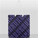 Dark Galaxy Stripes Pattern Full Print Rope Handle Tote (Large) View1