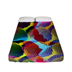 3d Pattern Mix Fitted Sheet (full/ Double Size) by Sapixe