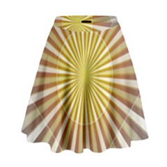 Abstract Art Art Modern Abstract High Waist Skirt by Sapixe