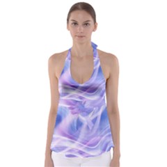 Abstract Graphic Design Background Babydoll Tankini Top by Sapixe