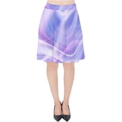 Abstract Graphic Design Background Velvet High Waist Skirt by Sapixe