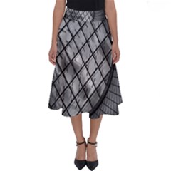 Architecture Roof Structure Modern Perfect Length Midi Skirt by Sapixe