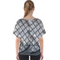 Architecture Roof Structure Modern V-Neck Dolman Drape Top View2