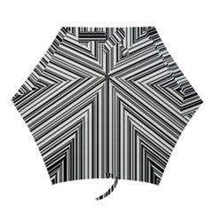 Barcode Pattern Mini Folding Umbrellas by Sapixe