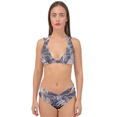 Chinese Dragon Tattoo Double Strap Halter Bikini Set by Sapixe