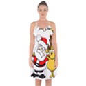 Christmas Santa Claus Ruffle Detail Chiffon Dress View1
