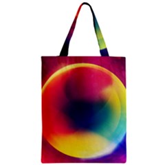 Colorful Glowing Zipper Classic Tote Bag by Sapixe
