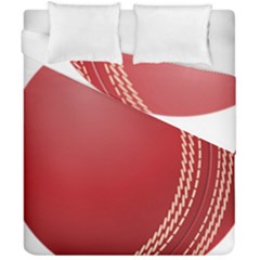 Cricket Ball Duvet Cover Double Side (california King Size) by Sapixe