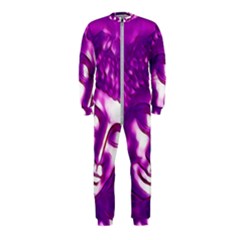 Purple Buddha Art Portrait Onepiece Jumpsuit (kids) by yoursparklingshop