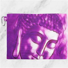 Purple Buddha Art Portrait Canvas Cosmetic Bag (xxxl) by yoursparklingshop